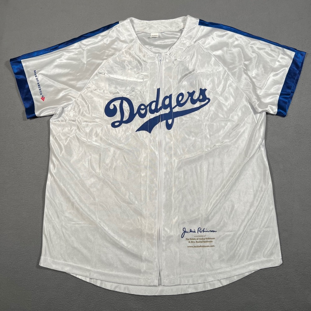 Los Angeles Dodgers Jackie‎ Robinson #42 Baseball Jersey XL SGA Full Zip LA